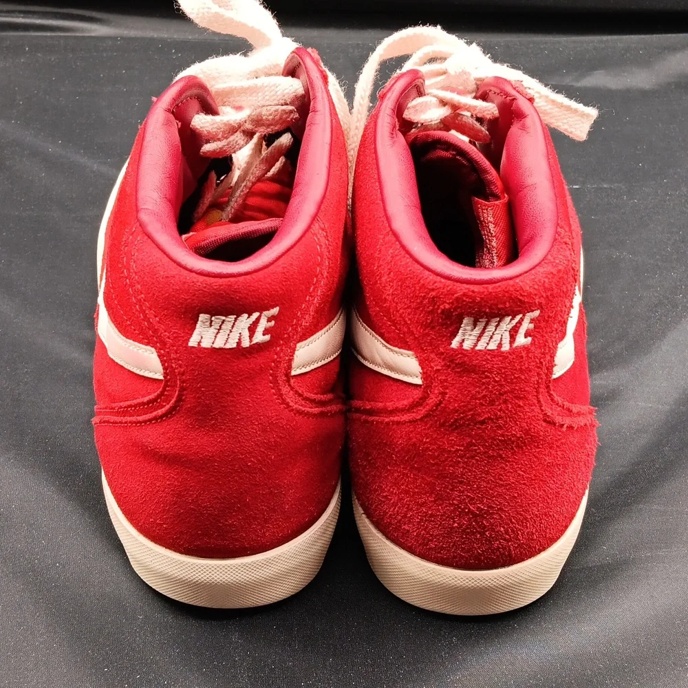 Nike Bruin Mid Gym Men's Sunlight Red/White Size 11 Shoes - Picture 2 of 7